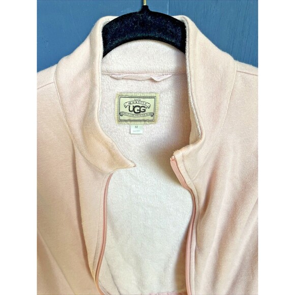 UGG Womens Size Medium Vest Fleece Lined Pink with Elastic waist pockets - Picture 2 of 7